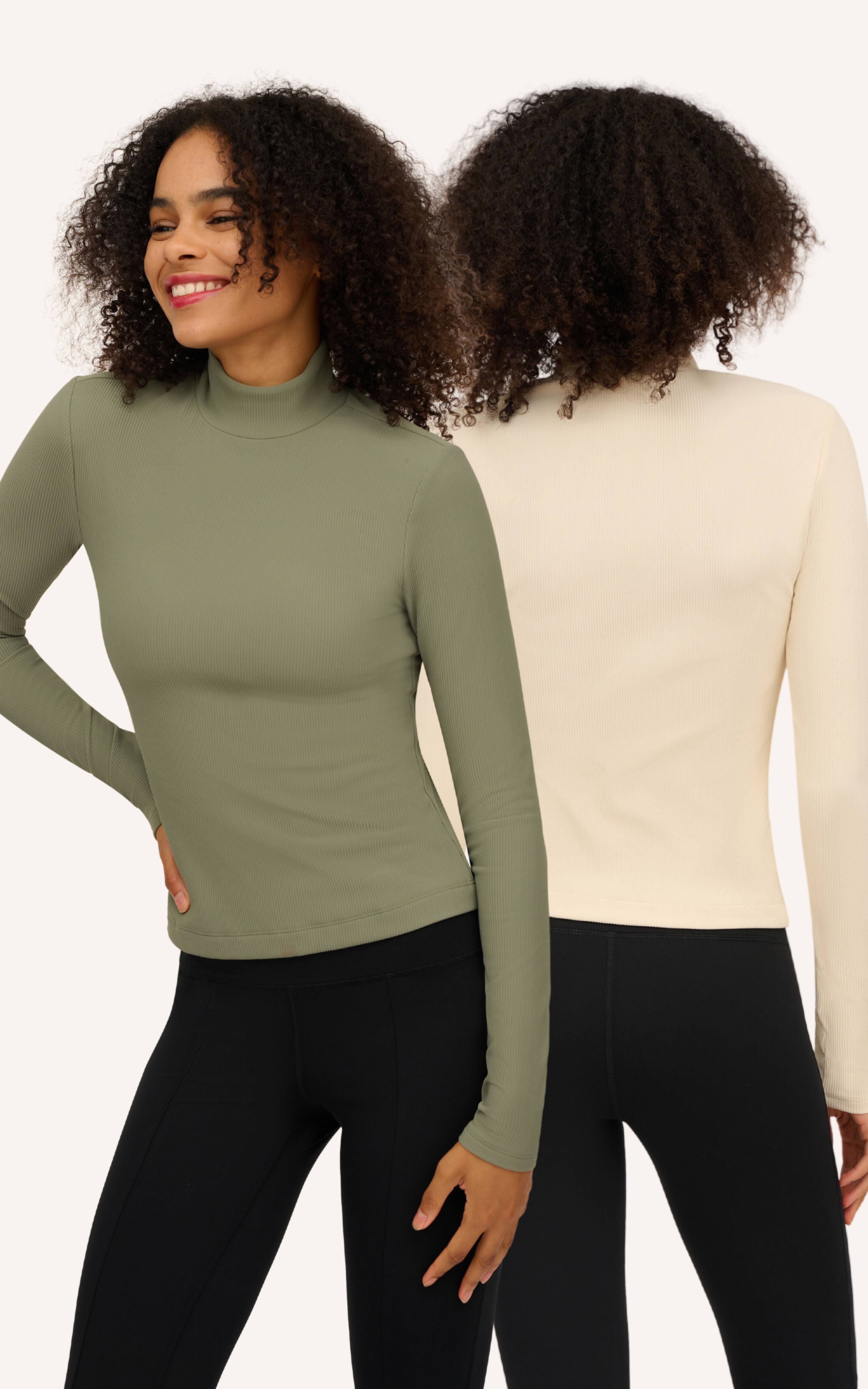 Chill Tech Mock Neck Top 2 Pack
