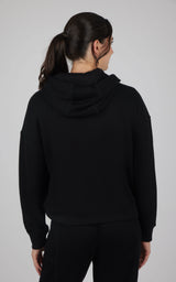 Brushed Inside Waffle Offline Pullover Hoodie - 90 Degree by Reflex