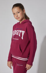Girls CVC Fleece Campus Pullover Hoodie
