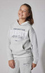 Girls Fleece Campus Pullover Hoodie - 90 Degree by Reflex