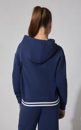 Girls Fleece Campus Pullover Hoodie - 90 Degree by Reflex
