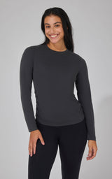 Yogalicious 2 PK Side Ruched Long Sleeve Top - 90 Degree by Reflex