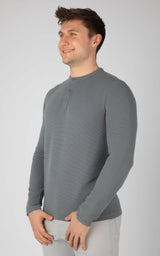 Men's Supreme Airtech Long Sleeve Henley Shirt