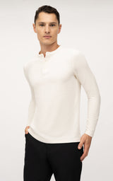 Men's Supreme Airtech Long Sleeve Henley Shirt