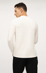 Mens Supreme Airtech Long Sleeve Henley Shirt - 90 Degree by Reflex