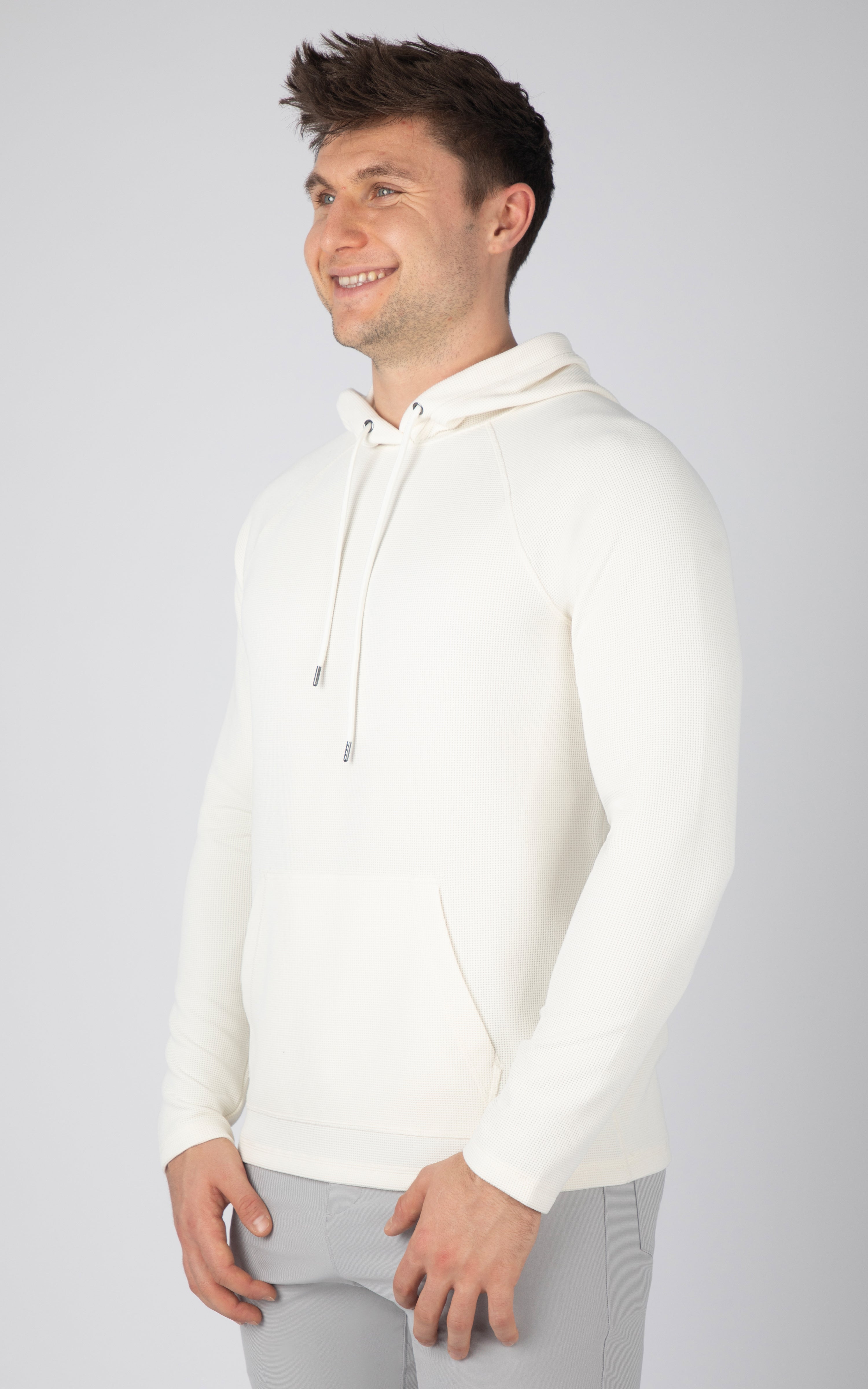 Mens Supreme Waffle Gear Up Hoodie - LSM92948 – 90 Degree by Reflex