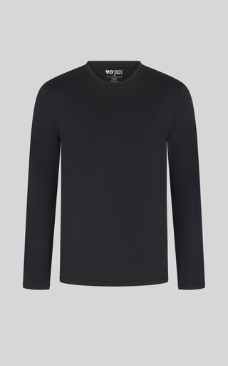 Mens Long Sleeve Crew Neck Top
