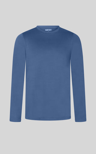 Mens Long Sleeve Crew Neck Top
