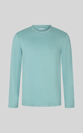 Mens Long Sleeve Crew Neck Top