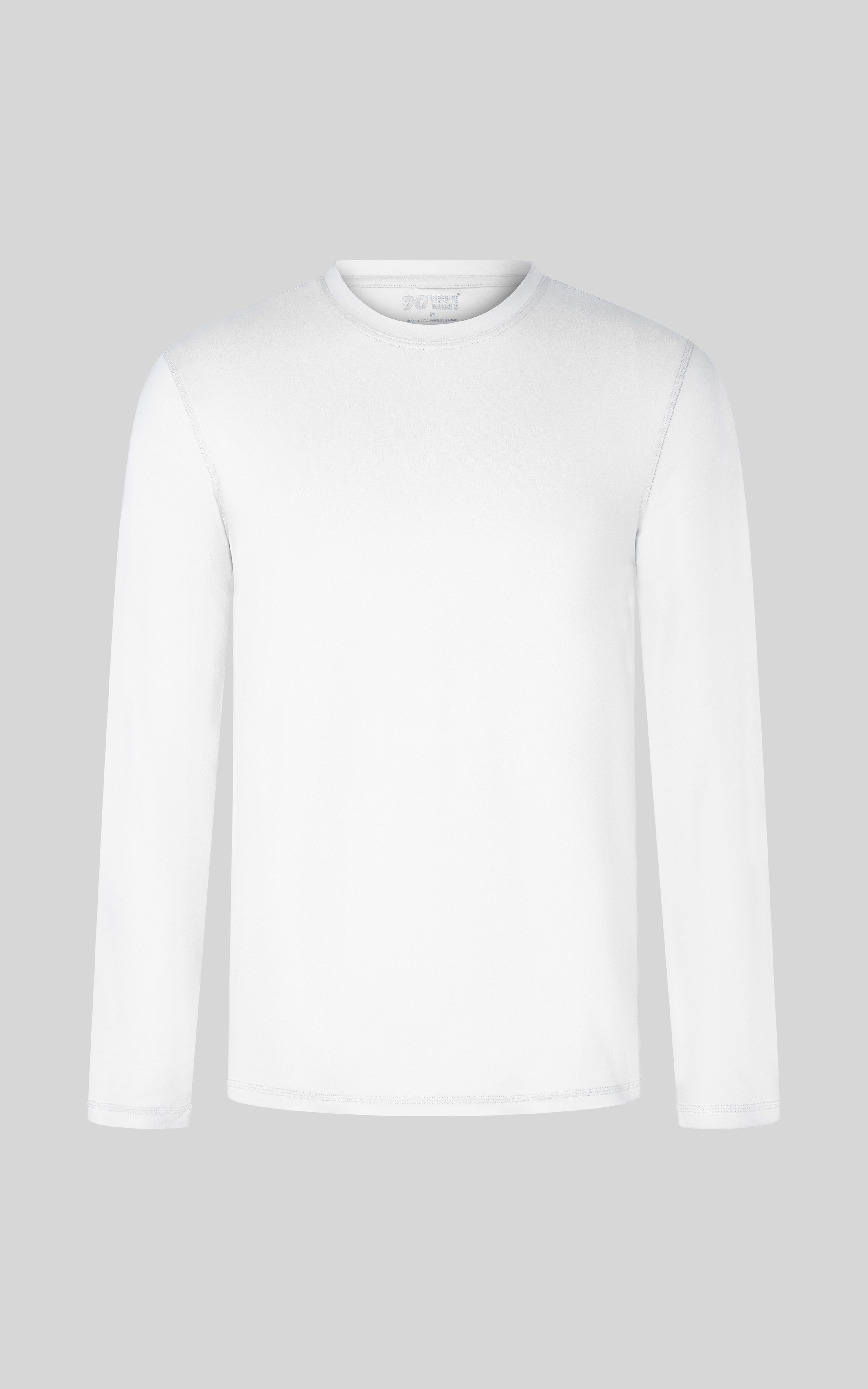 Mens Long Sleeve Crew Neck Top