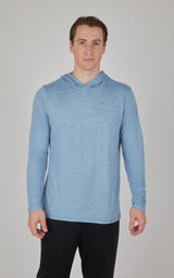 Men's Cationic Long Sleeve Hooded Shirt - 90 Degree by Reflex