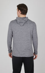 Men's Cationic Long Sleeve Hooded Shirt - 90 Degree by Reflex