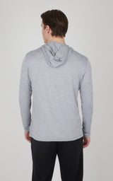Men's Cationic Long Sleeve Hooded Shirt - 90 Degree by Reflex