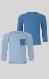 Toddler Boys 2PK Terry Pocket and Basic Tee - 90 Degree by Reflex