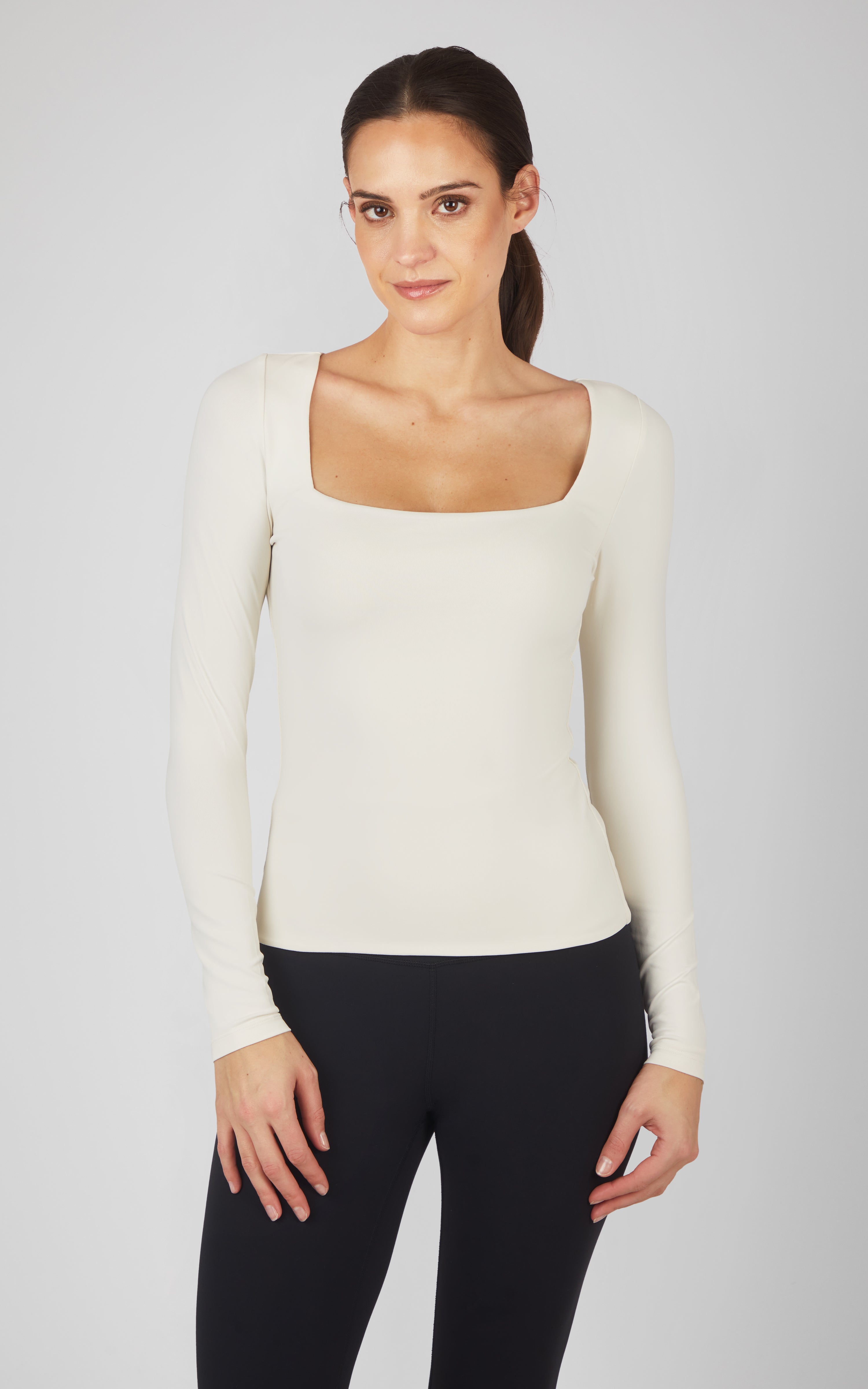 2 Pack Contour Ocean Square Neck Top - Our Linen Story