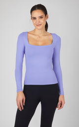 2 Pack Contour Ocean Square Neck Top - Our Linen Story - 90 Degree by Reflex