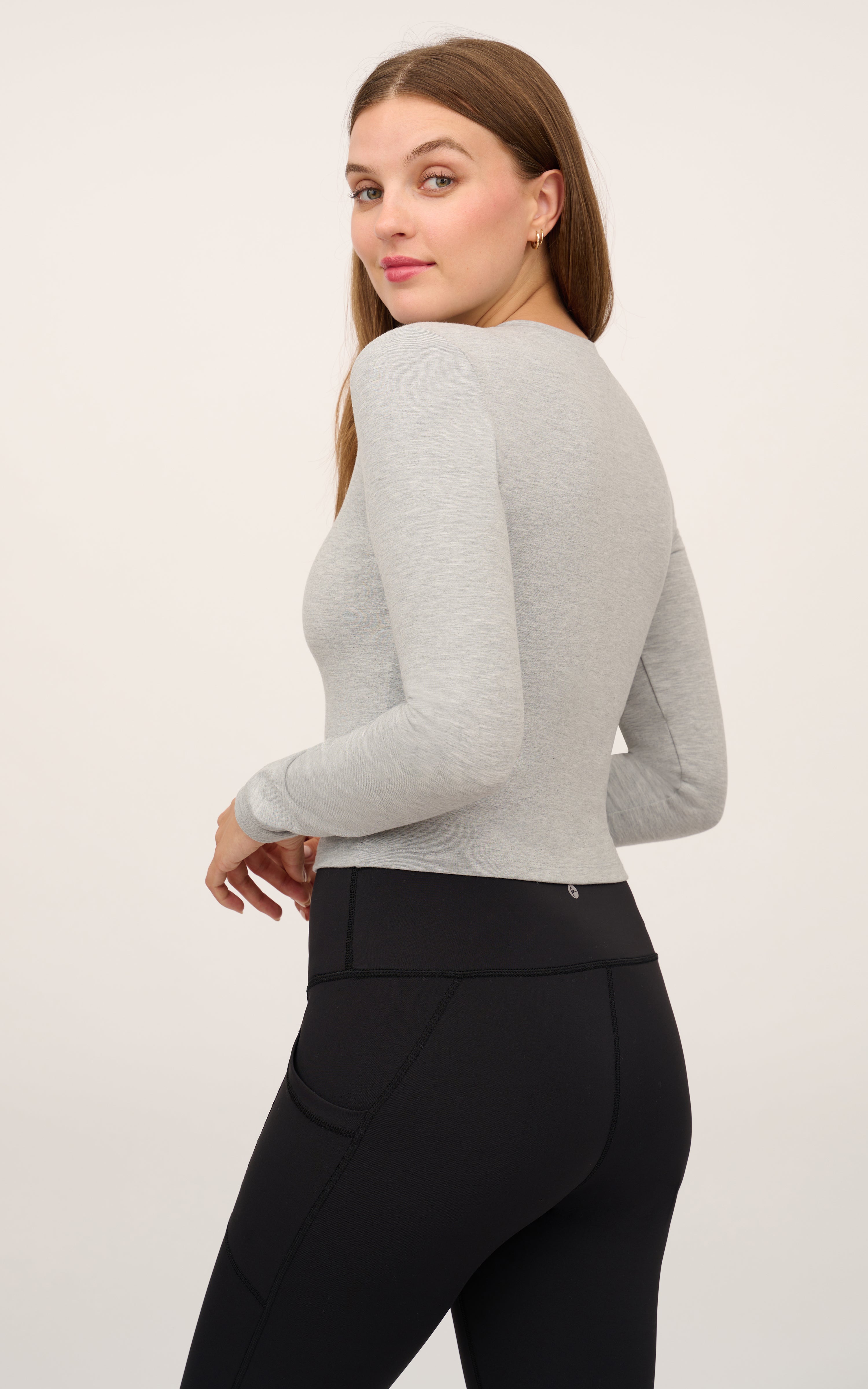 2 PK Heather Long Sleeve Crewneck - Our Stone Story