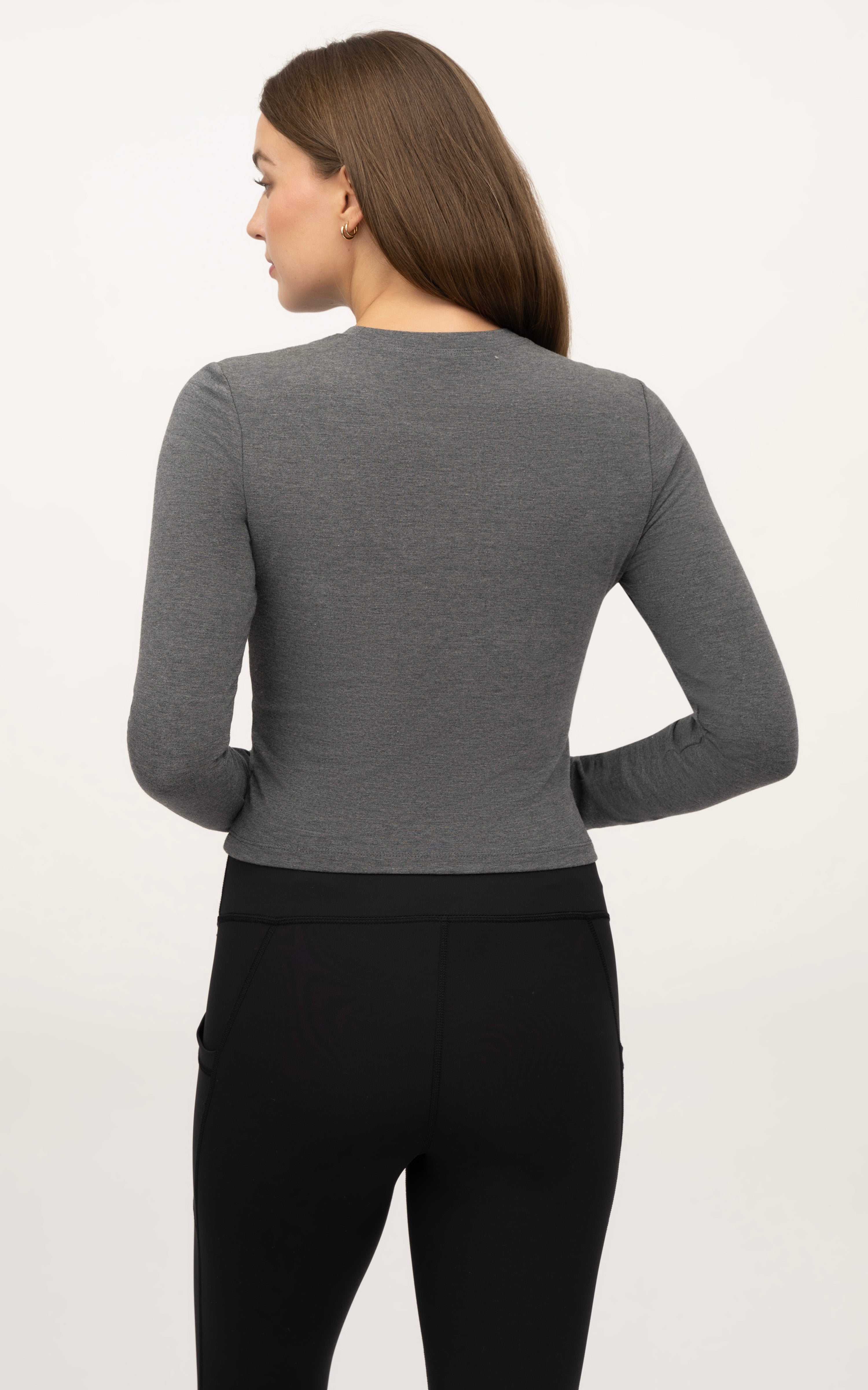 2 PK Heather Long Sleeve Crewneck - Our Stone Story