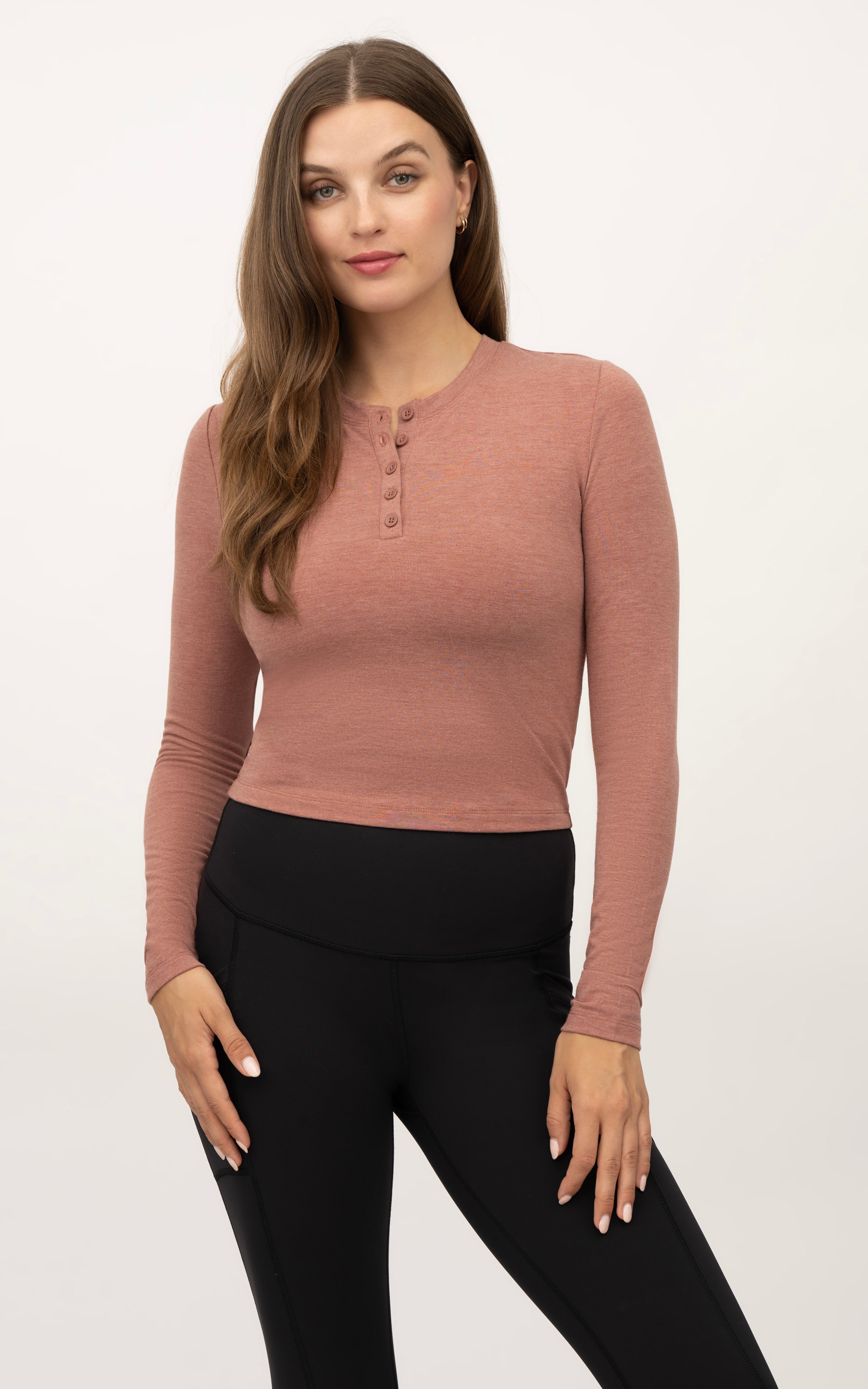 2 PK Heather Long Sleeve Crewneck - Our Stone Story