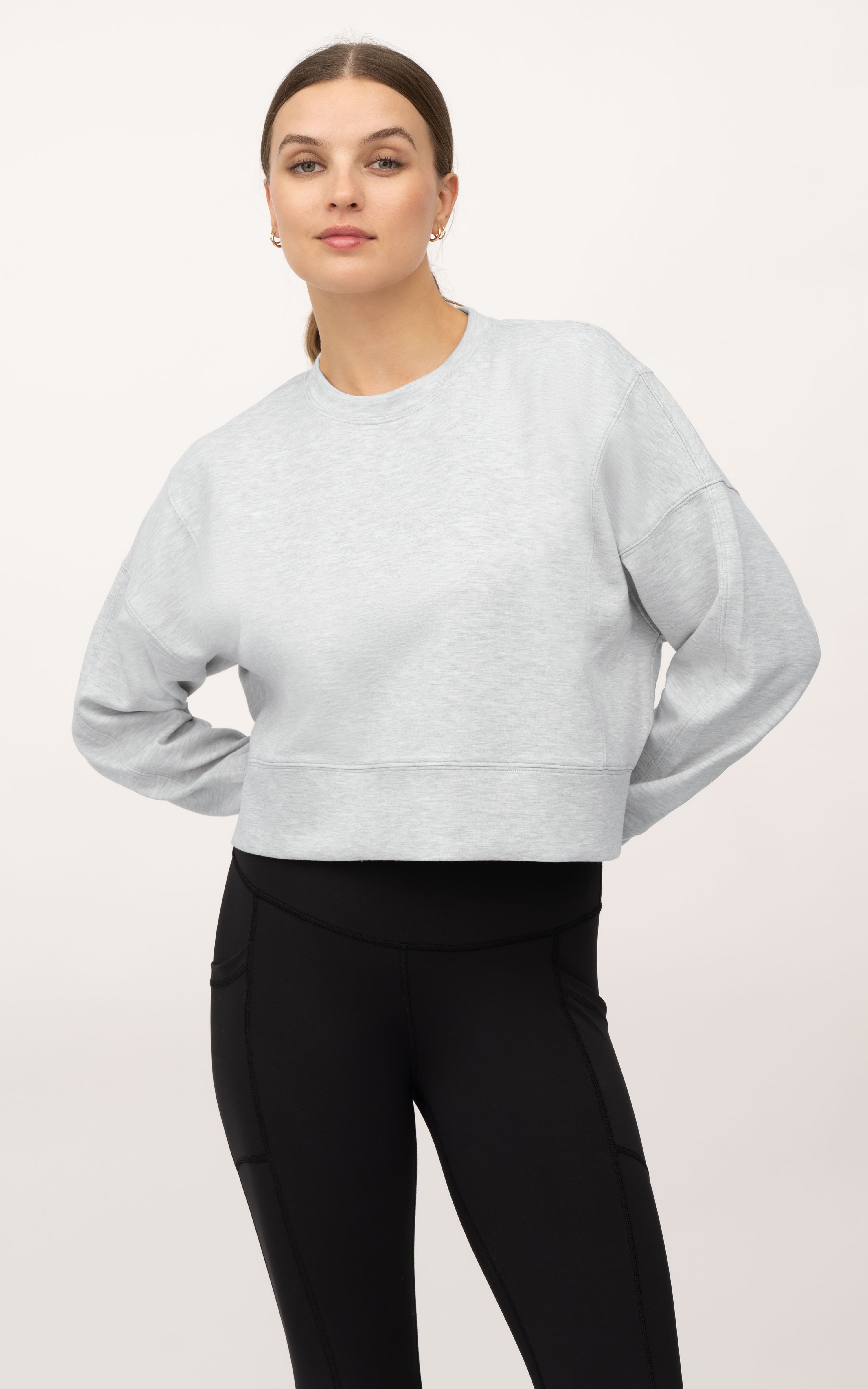 Scuba Zuri Cropped Crew Pullover