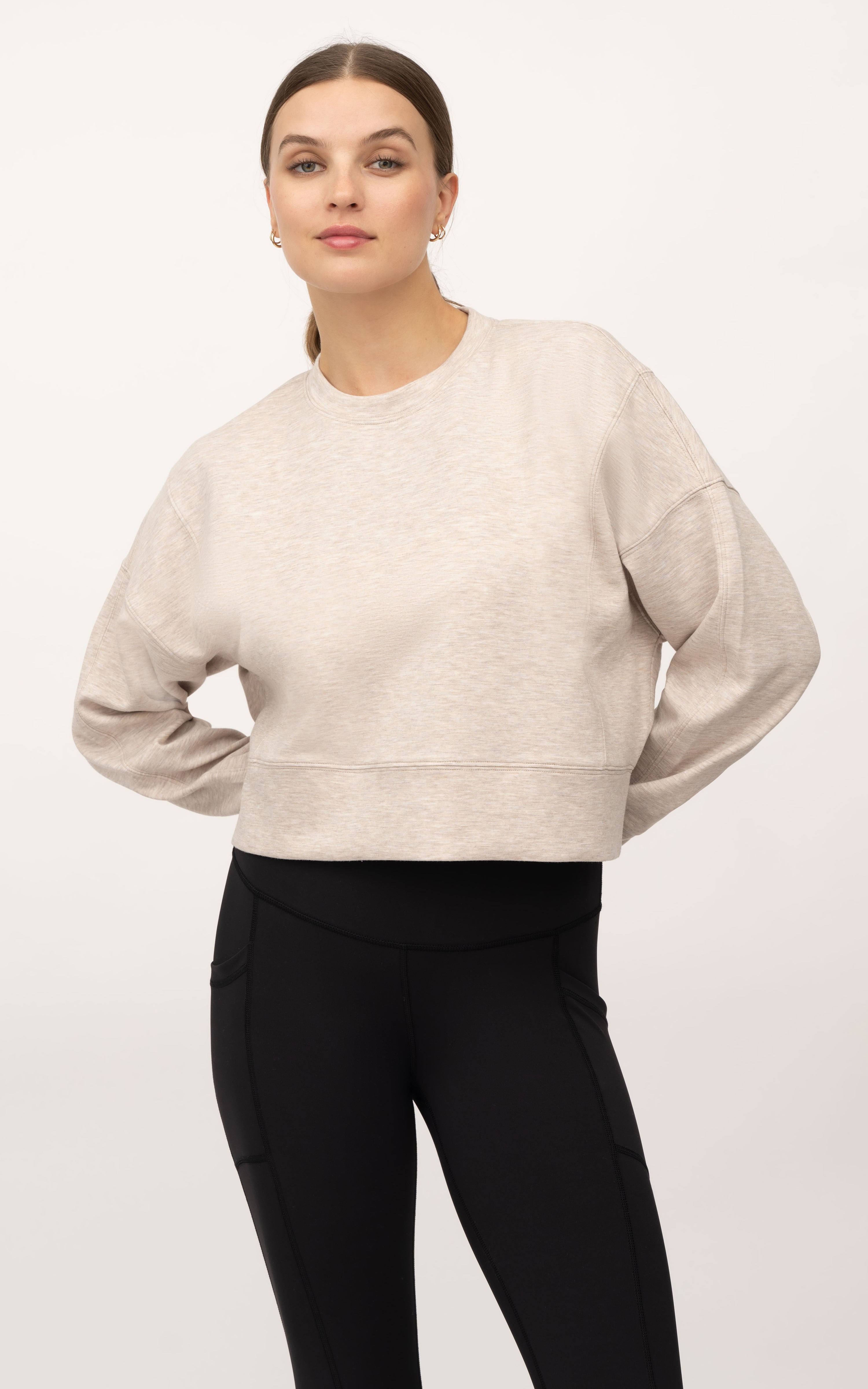 Scuba Zuri Cropped Crew Pullover