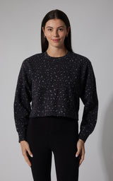 Leopard Print Crew Pullover