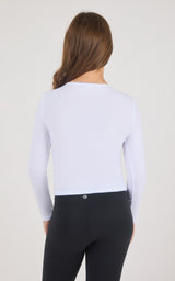 Girls Heavenly Rib Bloom Crew Short Sleeve Tee + Long Sleeve Top 3 Pack - 90 Degree by Reflex