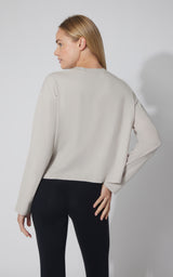 2 PK Cotton Deluxe Boxy Long Sleeve Top - Our Earthy Story - 90 Degree by Reflex