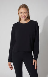 2 PK Cotton Deluxe Boxy Long Sleeve Top - 90 Degree by Reflex
