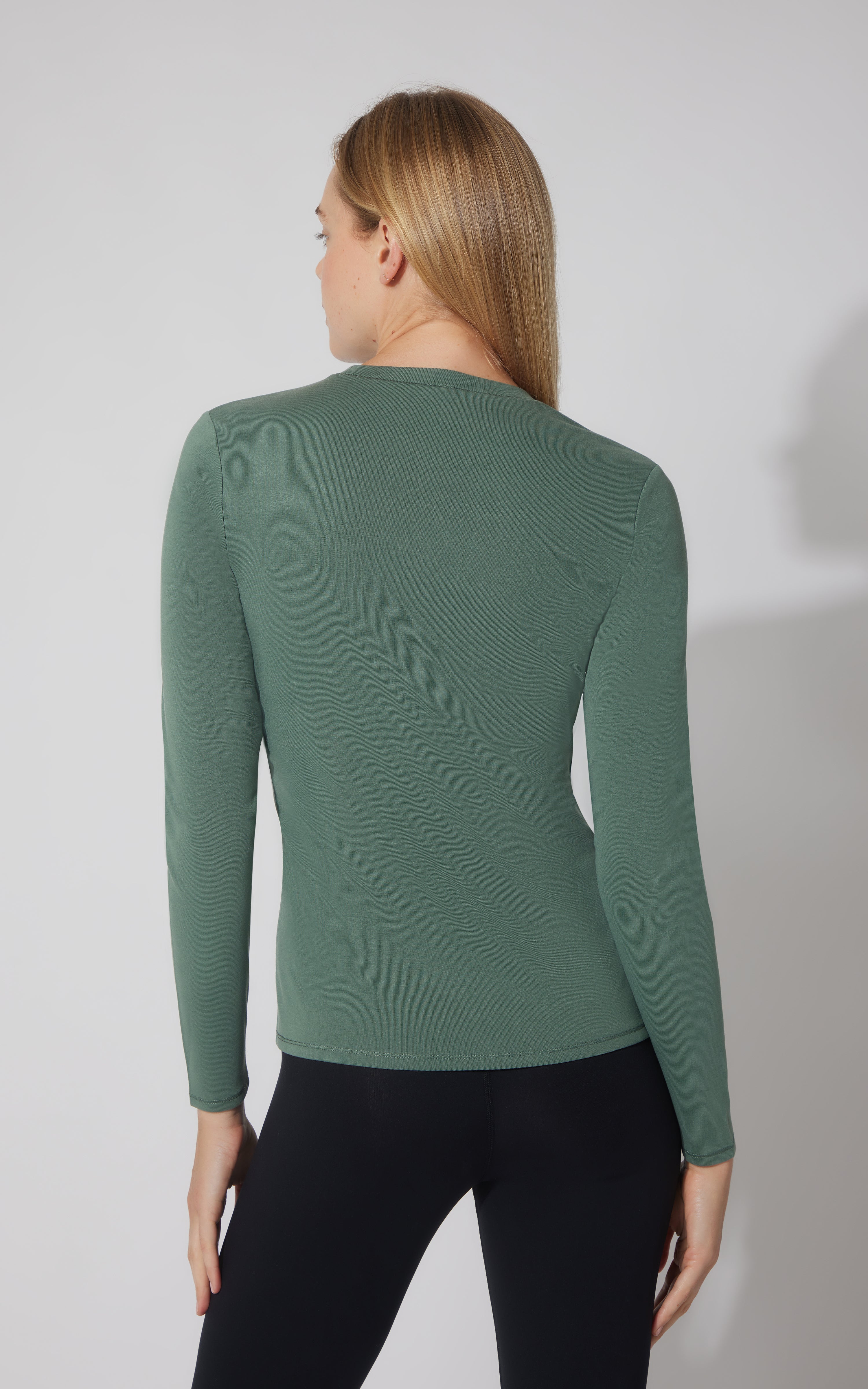 2 PK Baby Texture Ribbed Crew Neck Long Sleeve Top