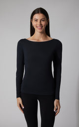 2 PK Zenly Boat Neck Long Sleeve Top - 90 Degree by Reflex