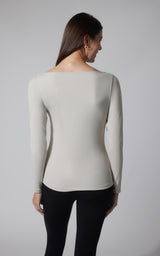 2 PK Zenly Boat Neck Long Sleeve Top - 90 Degree by Reflex