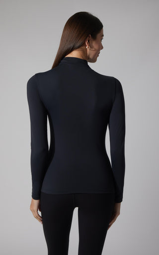 2 PK Zenly Evelyn Mock Neck Long Sleeve Top