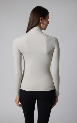2 PK Zenly Evelyn Mock Neck Long Sleeve Top