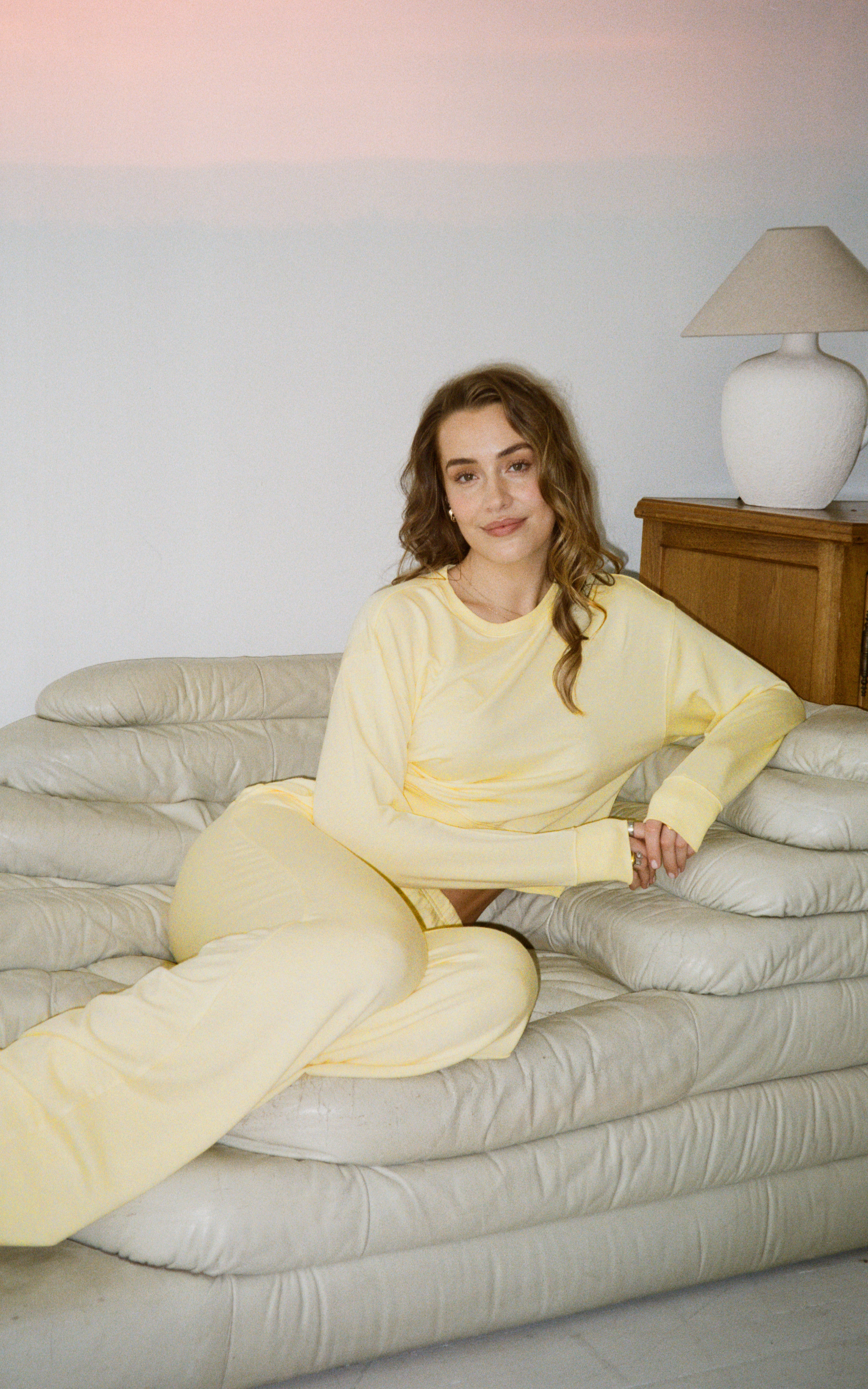 Modal Terry Crew Long Sleeve - 90 Degree by Reflex
