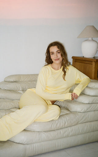 Modal Terry Crew Long Sleeve - 90 Degree by Reflex