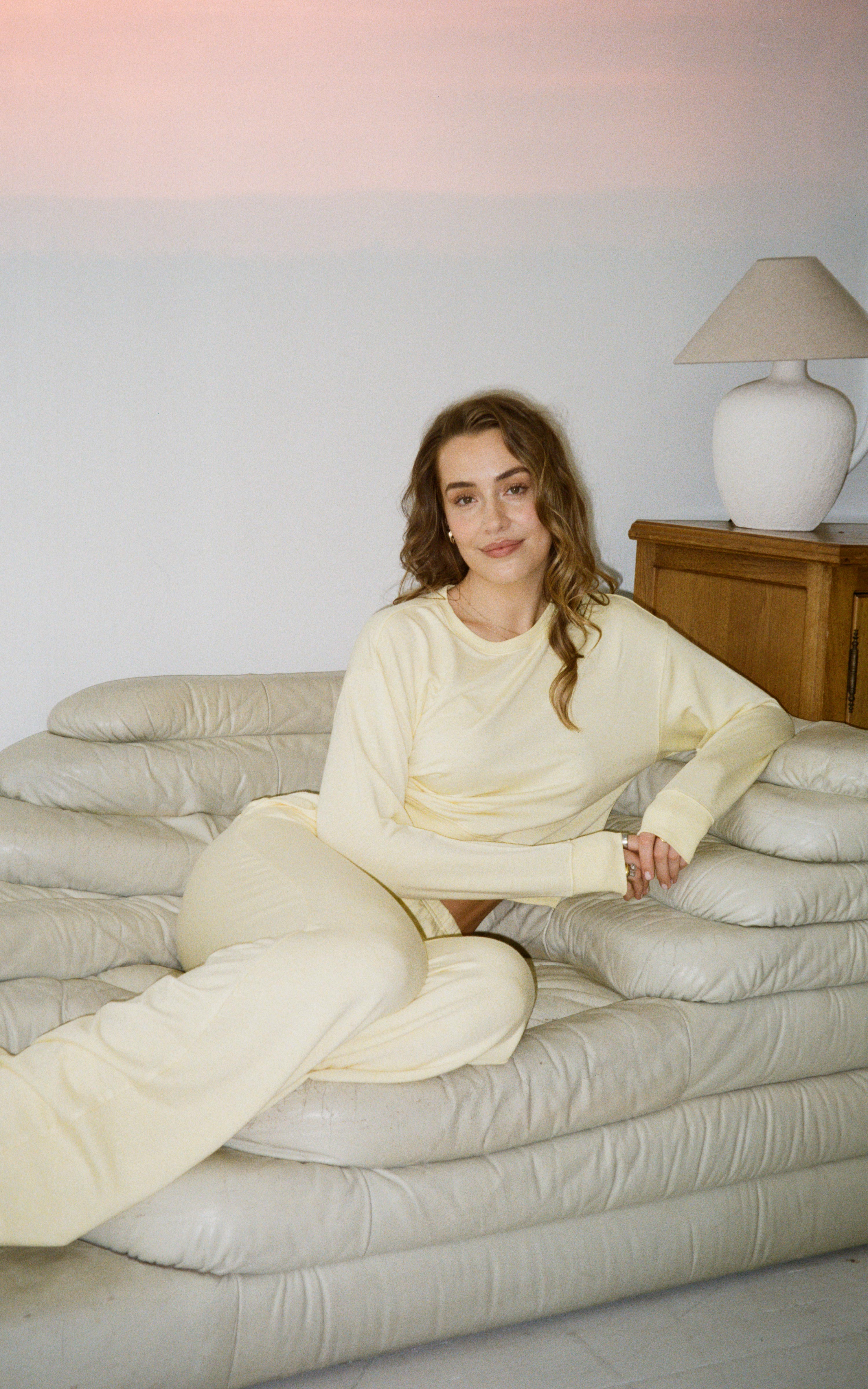 Modal Terry Crew Long Sleeve - 90 Degree by Reflex