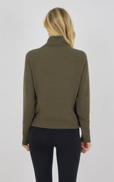 Cozy Waffle Meadowlark Funnel Neck Pullover - 90 Degree by Reflex