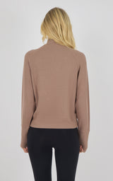 Cozy Waffle Meadowlark Funnel Neck Pullover - 90 Degree by Reflex