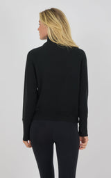 Cozy Waffle Meadowlark Funnel Neck Pullover - 90 Degree by Reflex