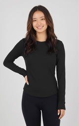 Soft Rib Liana long-sleeve two-pack | black 01  photography