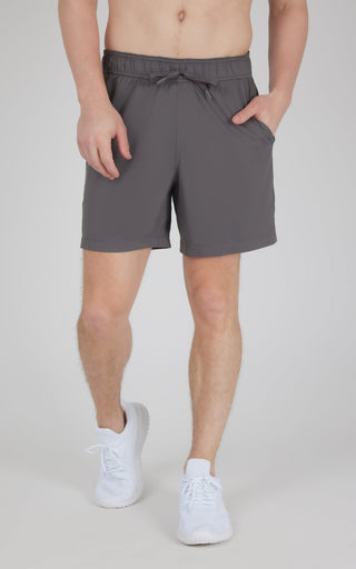 Mens Knit Stretch Pique Power 7" Shorts - 90 Degree by Reflex