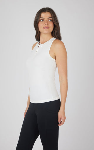 Heavenly Rib Henley Tank - 90 Degree by Reflex