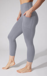 2 PK Interlock Side Pocket and Everyday Capris - 90 Degree by Reflex