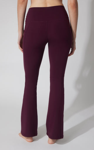 Polarlux Tribeca Elastic Free Full Length Side Pocket Flare Leg Pant - 90 Degree by Reflex