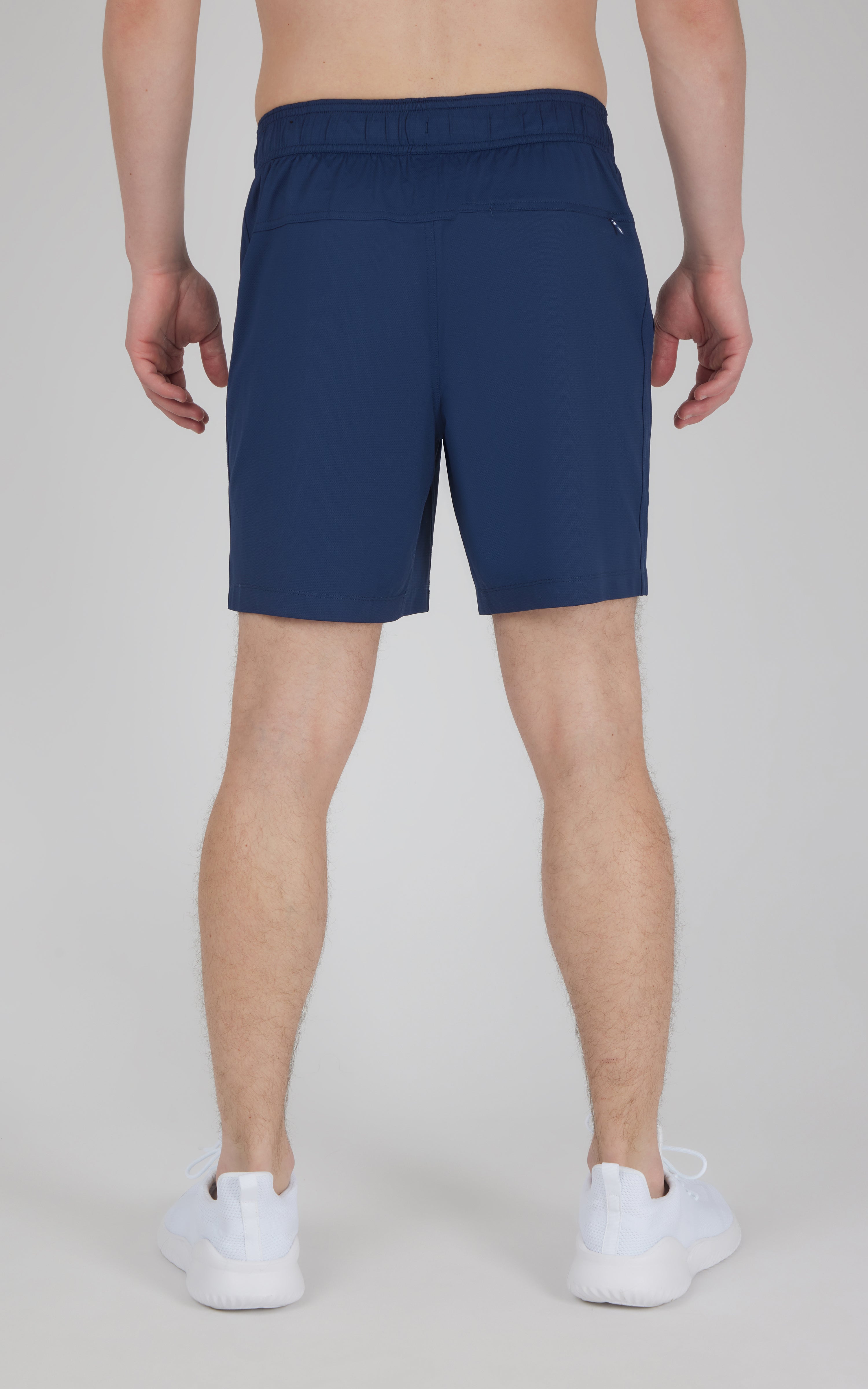 Mens Knit Stretch Pique Power 7" Shorts - 90 Degree by Reflex