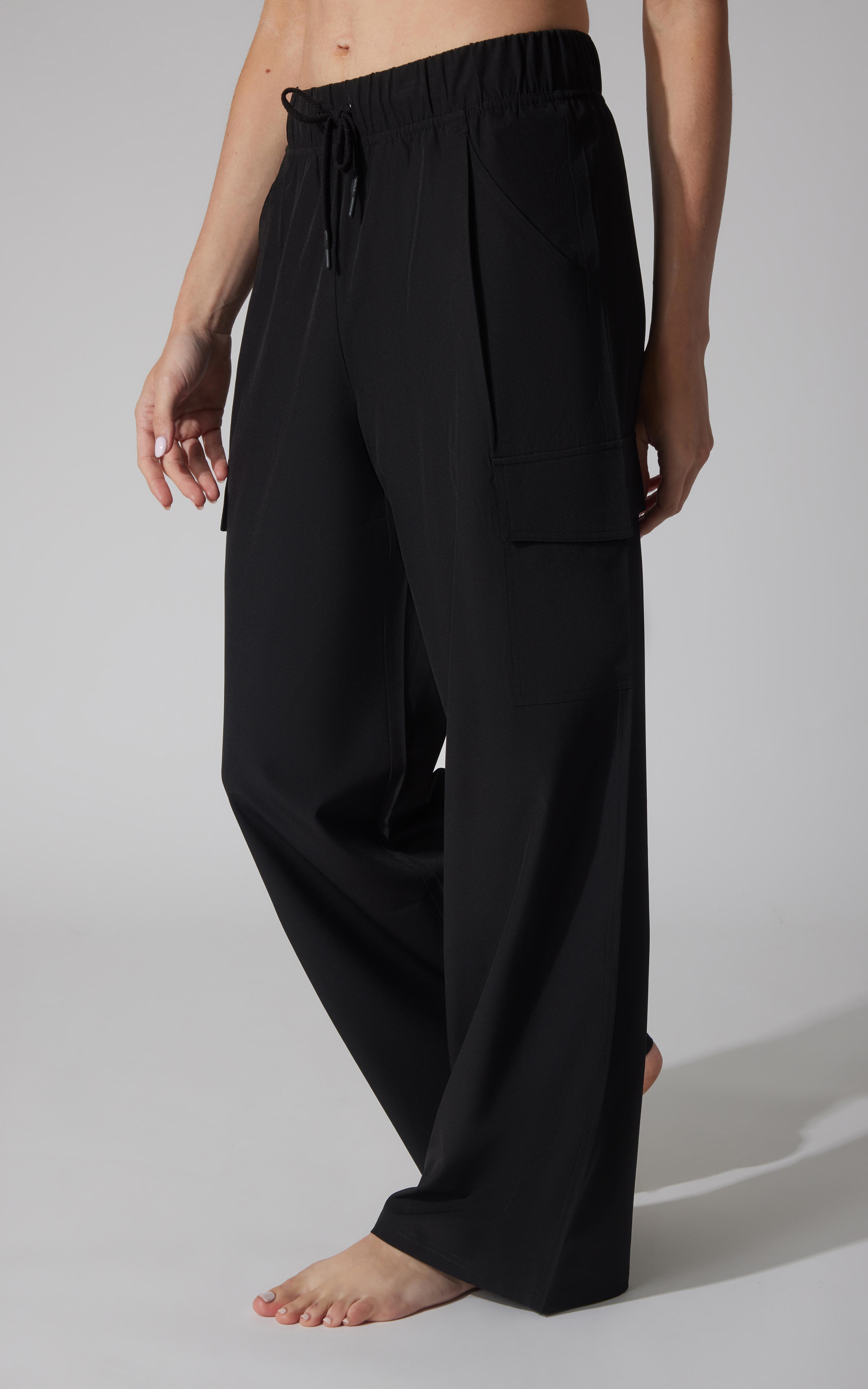 Lightstreme Wide Leg Cargo Pocket Pant - 90 Degree by Reflex