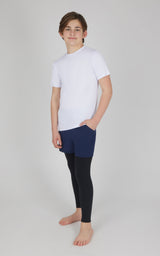 Boys 2 PK Running Short and Legging - 90 Degree by Reflex