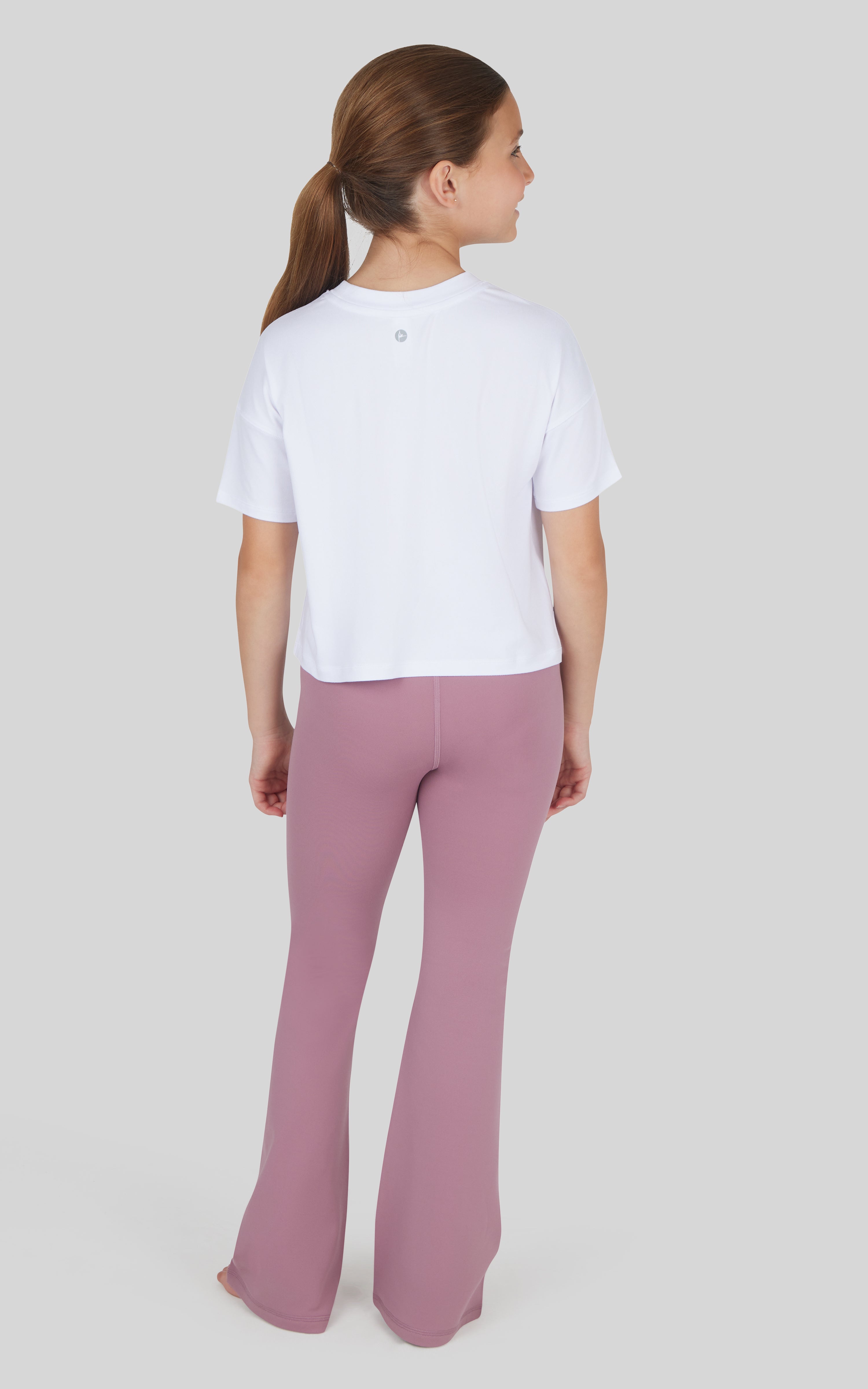 Girls 2 Pack Polarlux Everyday Full Length Tight and Polarlux Everyday Flared Leg Pant - 90 Degree by Reflex