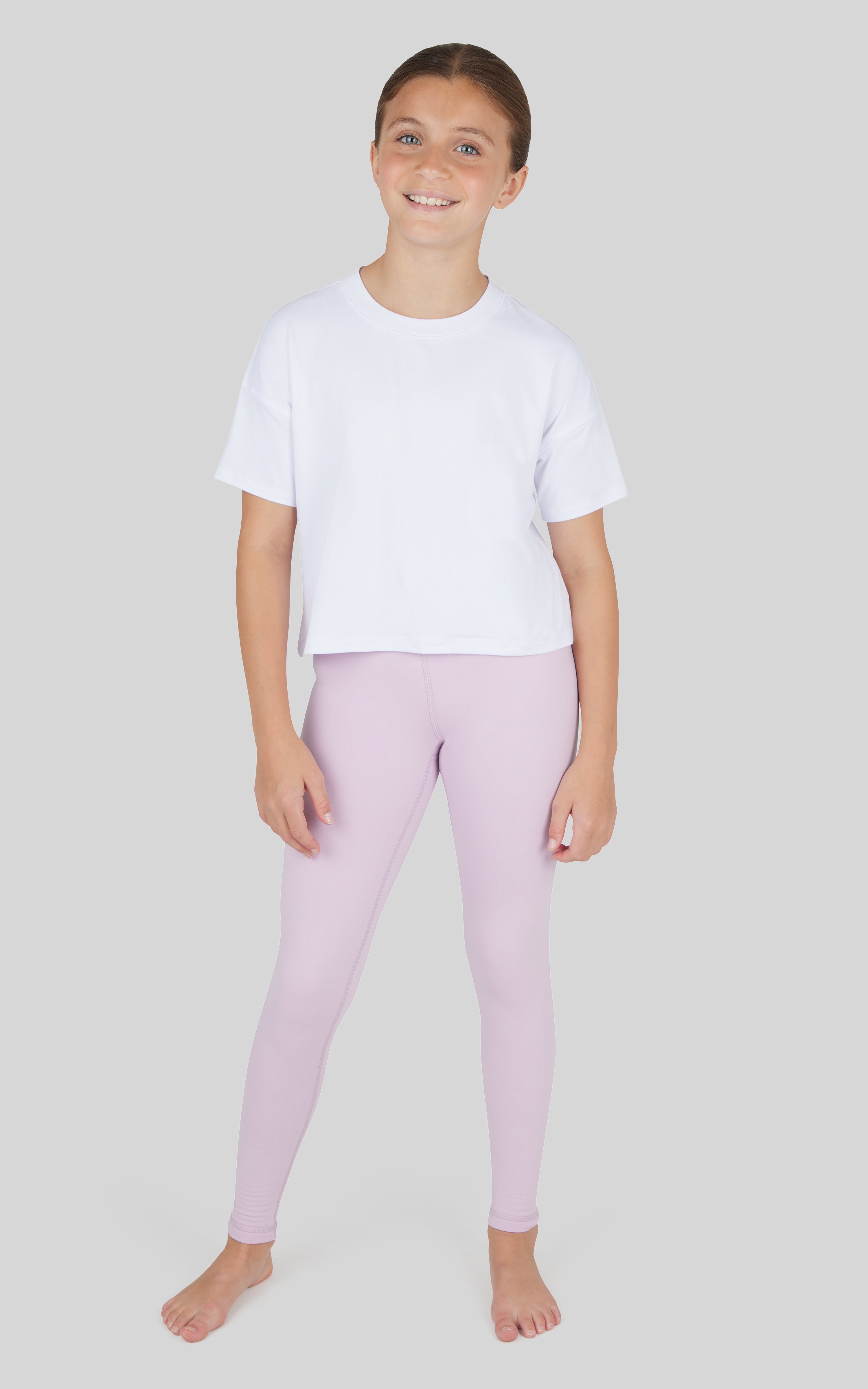 Girls 2 Pack Polarlux Everyday Full Length Tight and Polarlux Everyday Flared Leg Pant - 90 Degree by Reflex